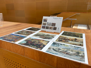 SINGAPORE RIVER POSTCARDS SET (8 PIECES) SG ARTISTS