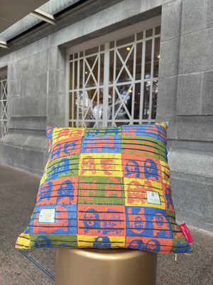 SEE ME SEE YOU DETAIL OF HOW TO EXPLAIN ART TO A BANGKOK COCK APINAN POSHYANANDACUSHION COVER LINEN