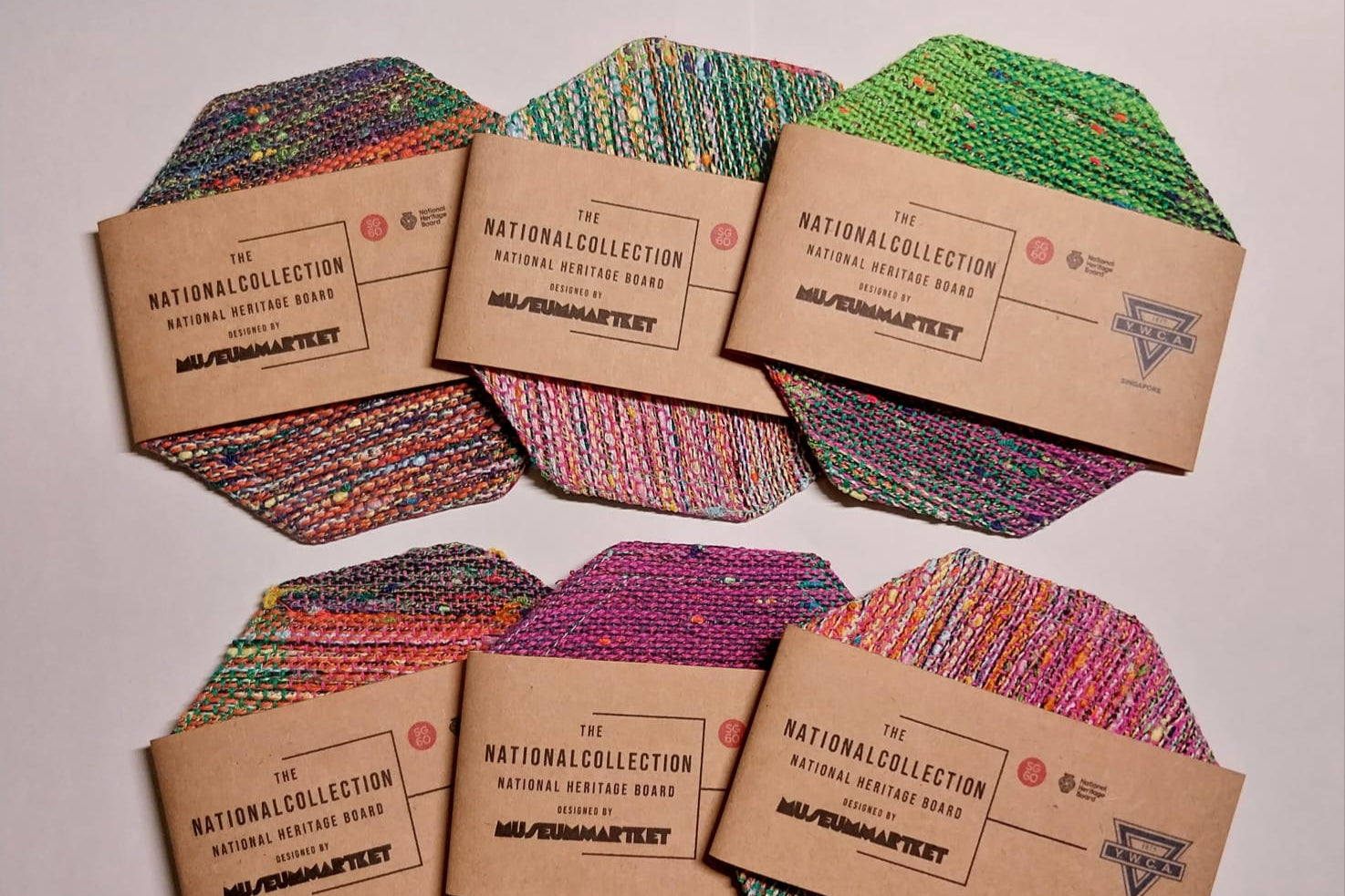WOVEN COASTERS by MuseumMartket x YWCA of Singapore