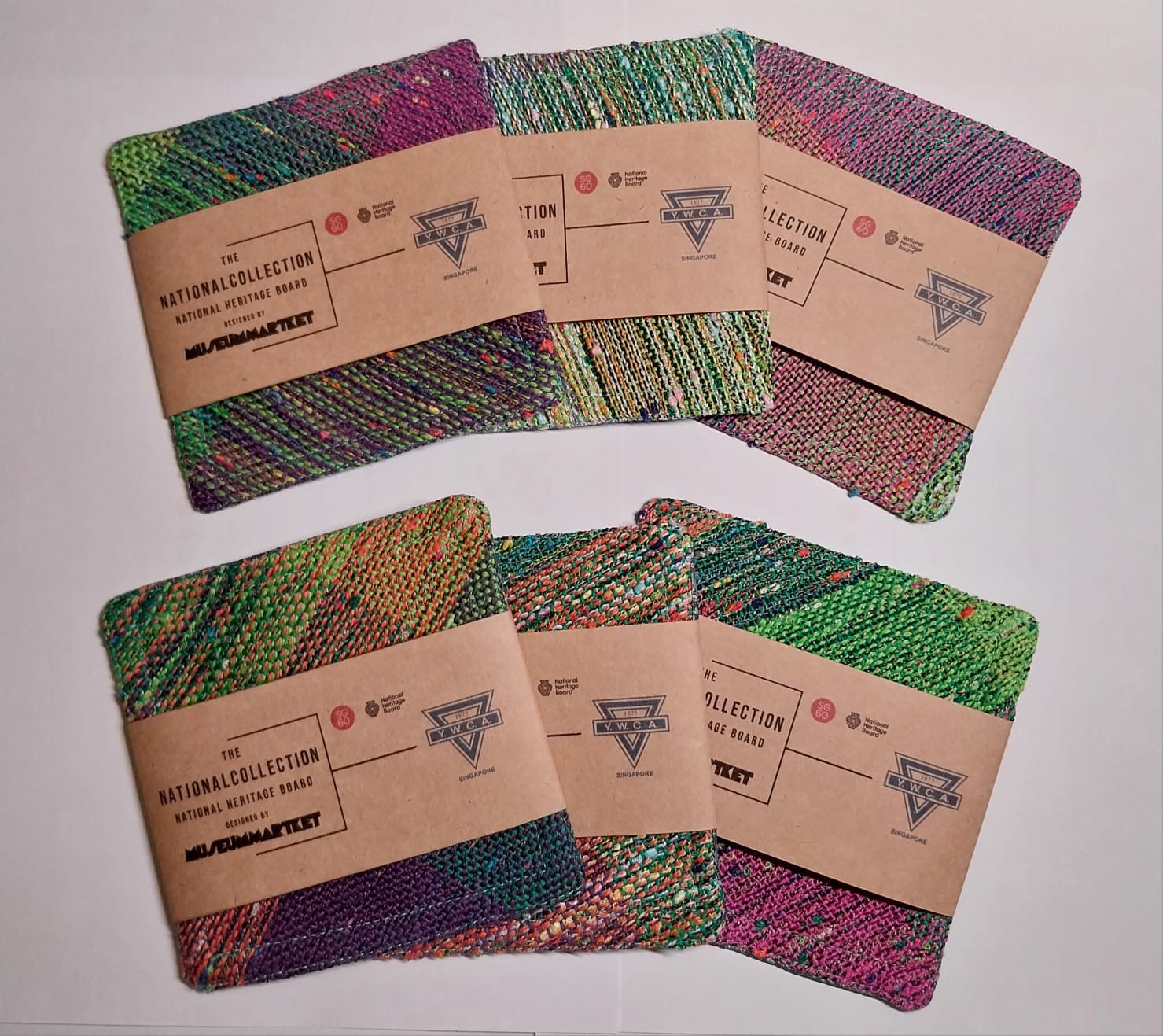 WOVEN COASTERS by MuseumMartket x YWCA of Singapore