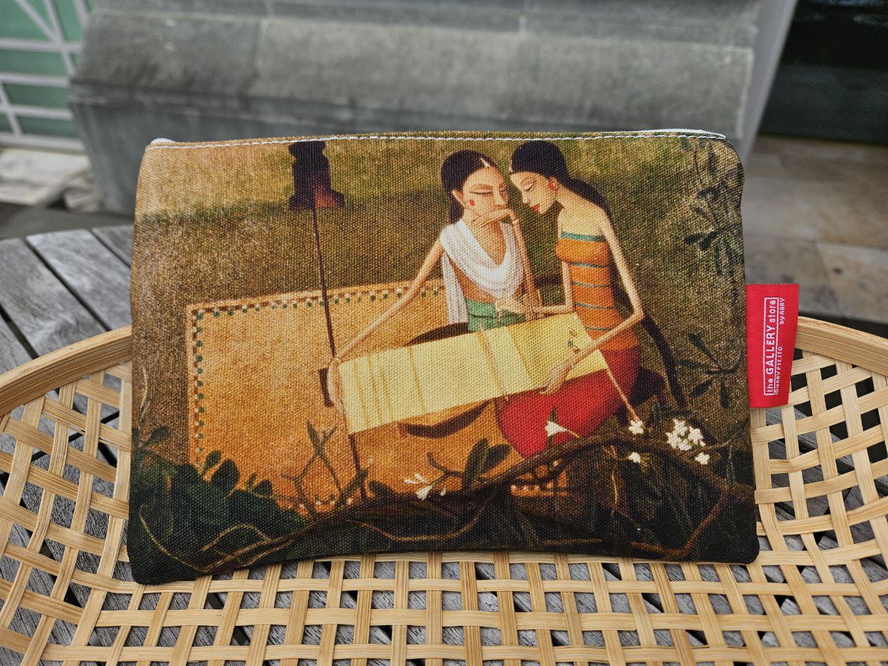 CHEONG SOO PIENG WEAVER CANVAS POUCH