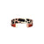 LES GEORGETTES Girafe Bracelet 14mm, Rose Gold Finishing - Black Glitter / Red - ABRY Global