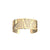 LES GEORGETTES BY ALTESSE Perroquet Bracelet 25mm, Gold Finishing - Cream / Gold Glitter - ABRY Global
