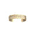 LES GEORGETTES BY ALTESSE Nenuphar Bracelet 14mm, Gold Finishing - Cream / Gold Glitter - ABRY Global