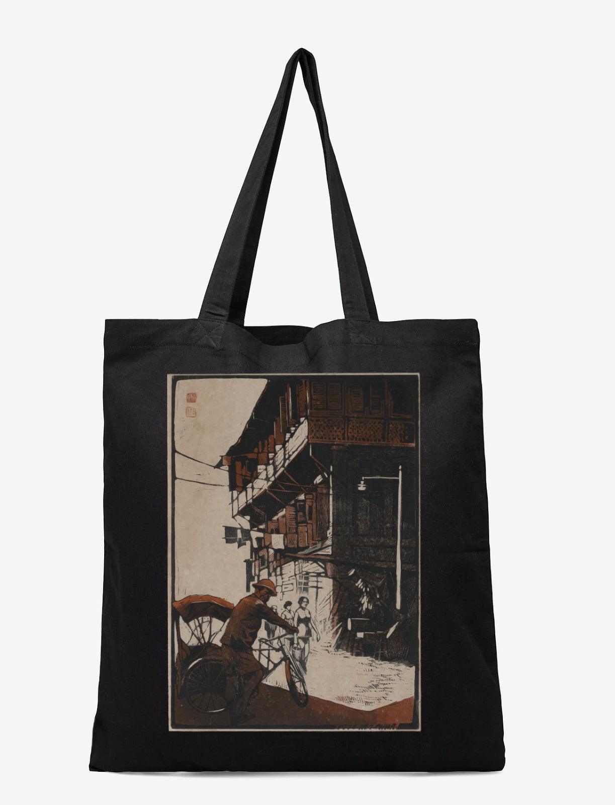 CHUA MIA TEE TEMPLE STREET CHINATOWN TOTEBAG - ABRY Global