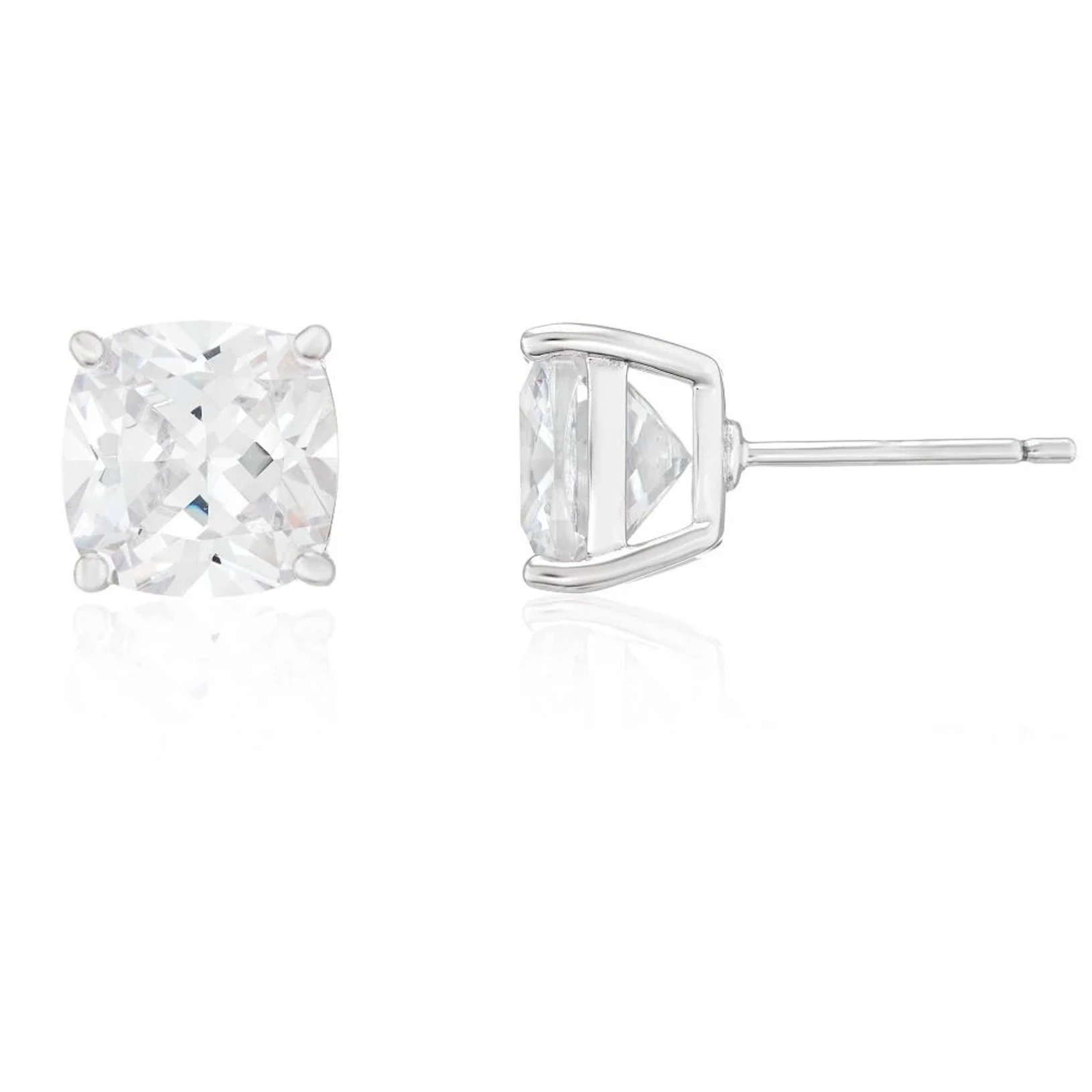 BUCKLEY LONDON The Flawless Collection - Cushion Solitaire Earrings