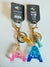 ALPHABET KEYCHAIN WITH LEATHER TASSEL