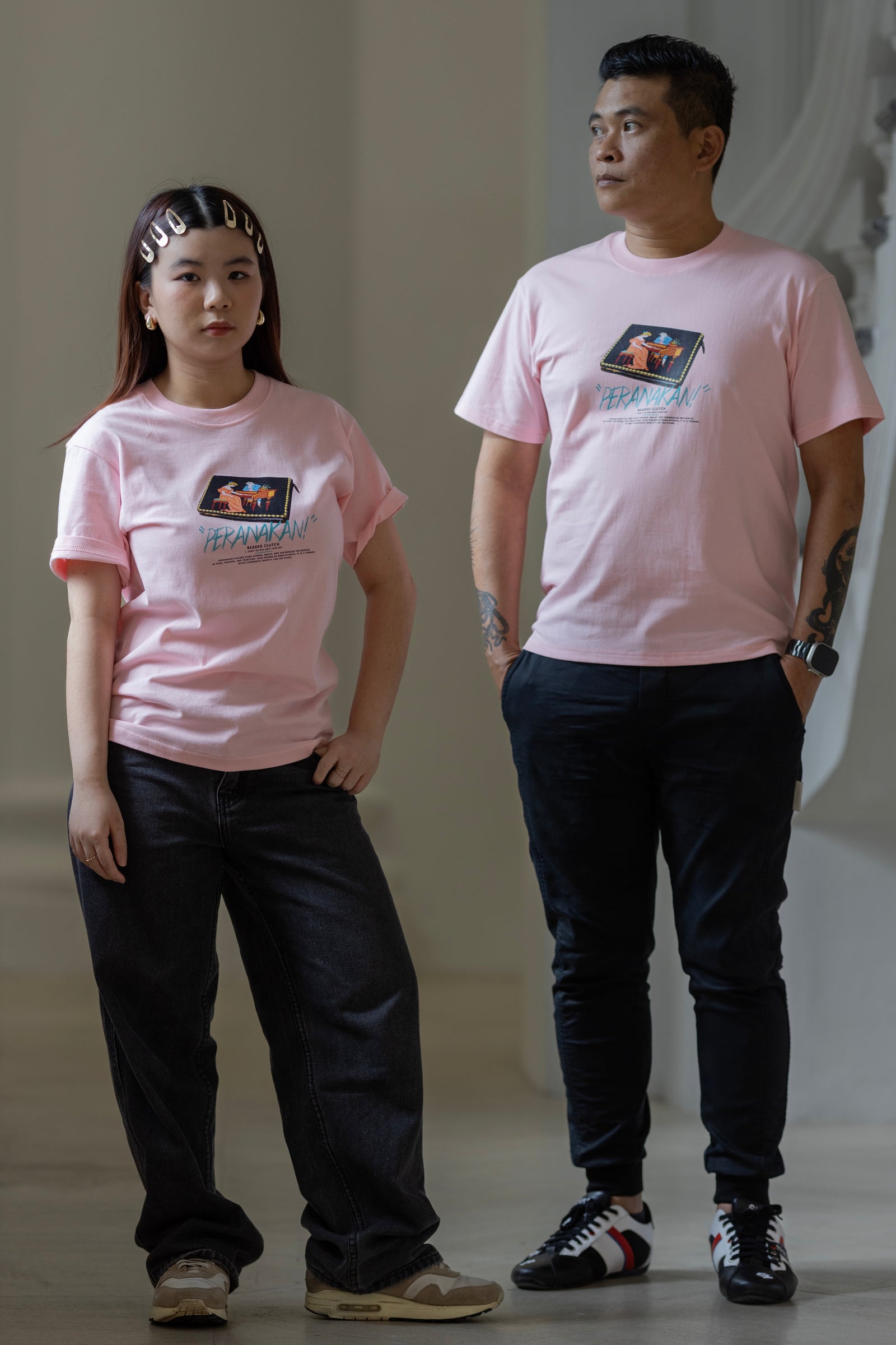 PERANAKAN ARTISTRY BEADED CLUTCH TEE