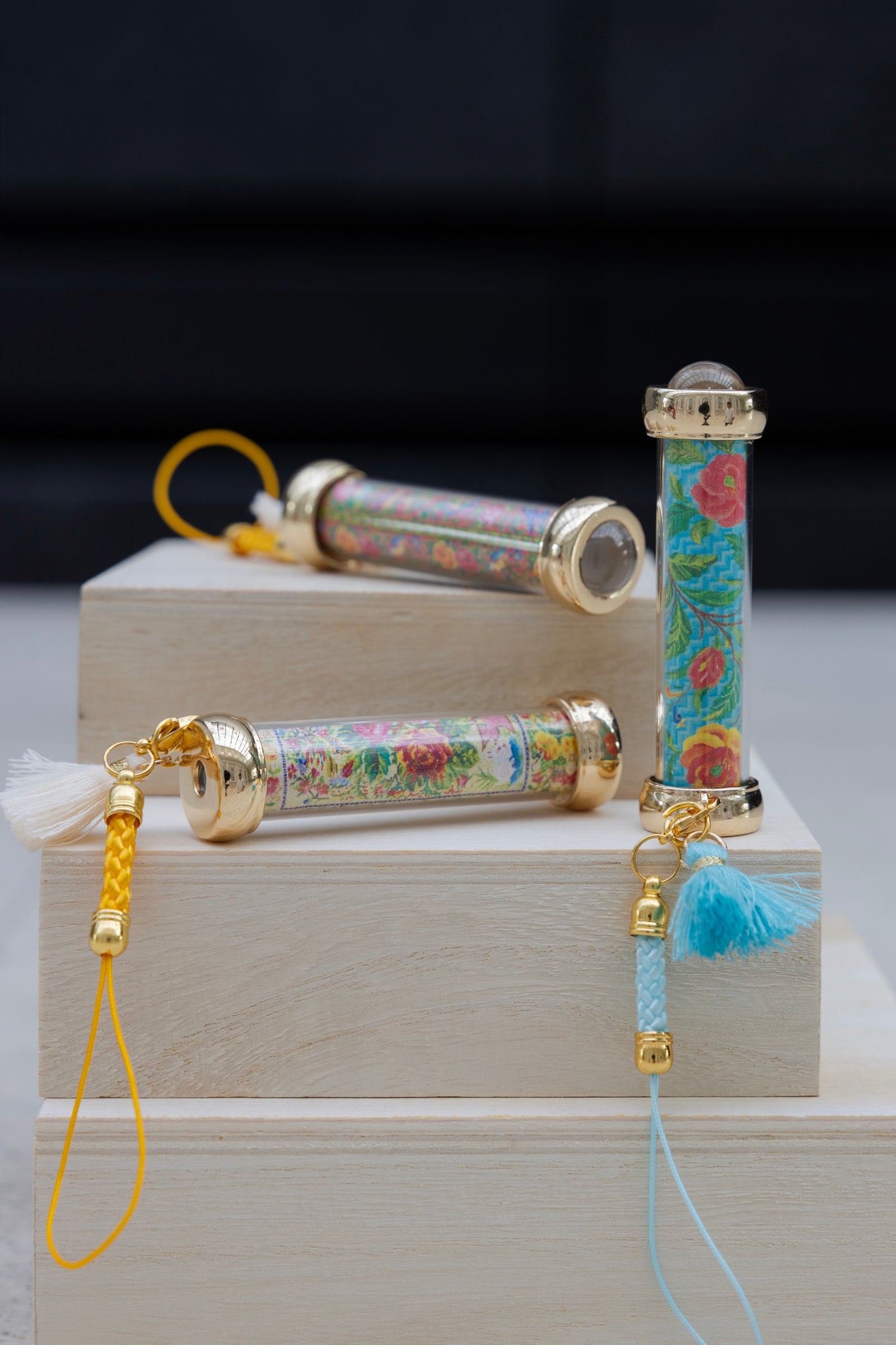 PERANAKAN ARTISTRY BLUE KALEIDOSCOPE CHARM