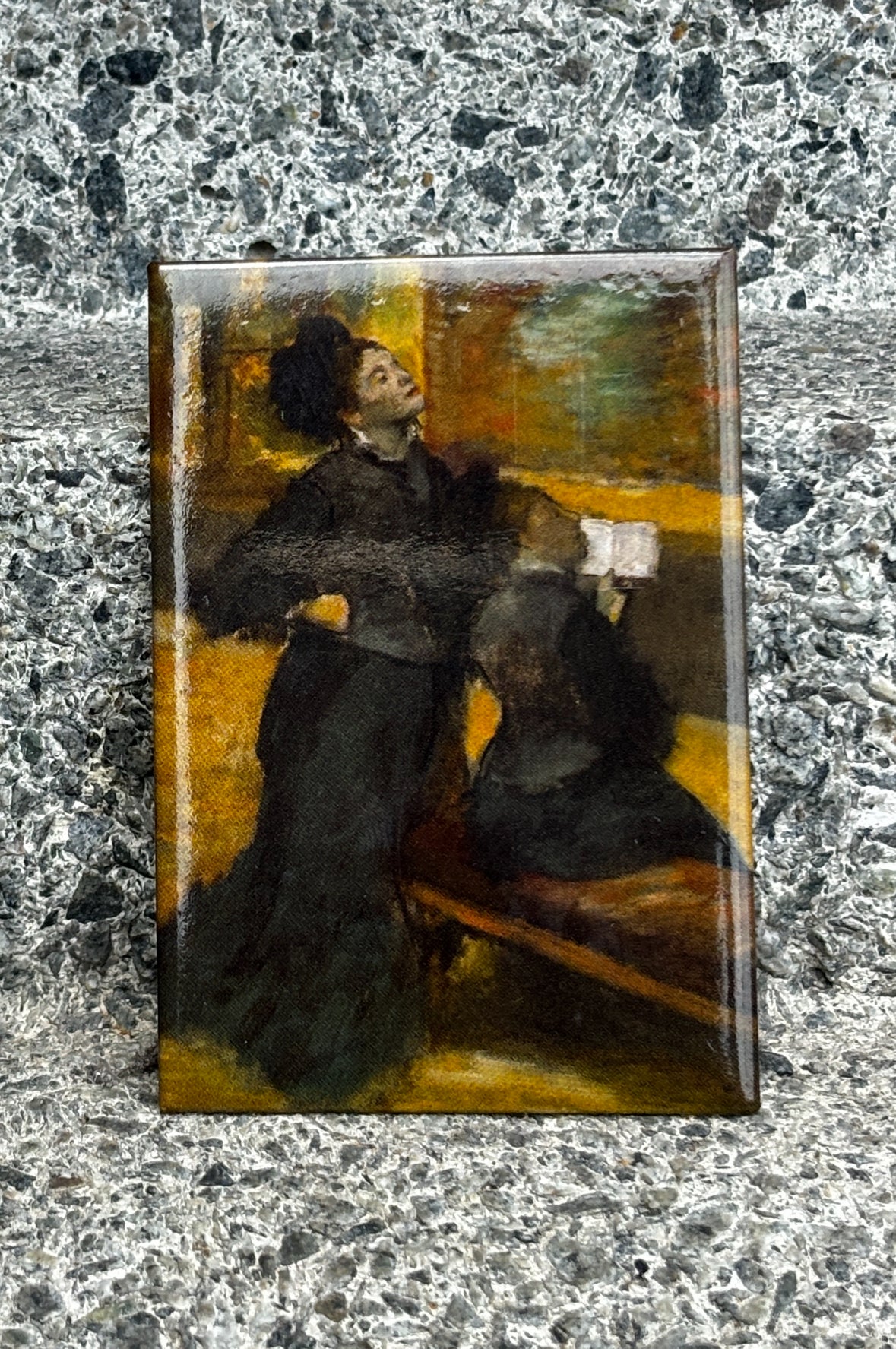 Degas Magnet Visit to a Musem