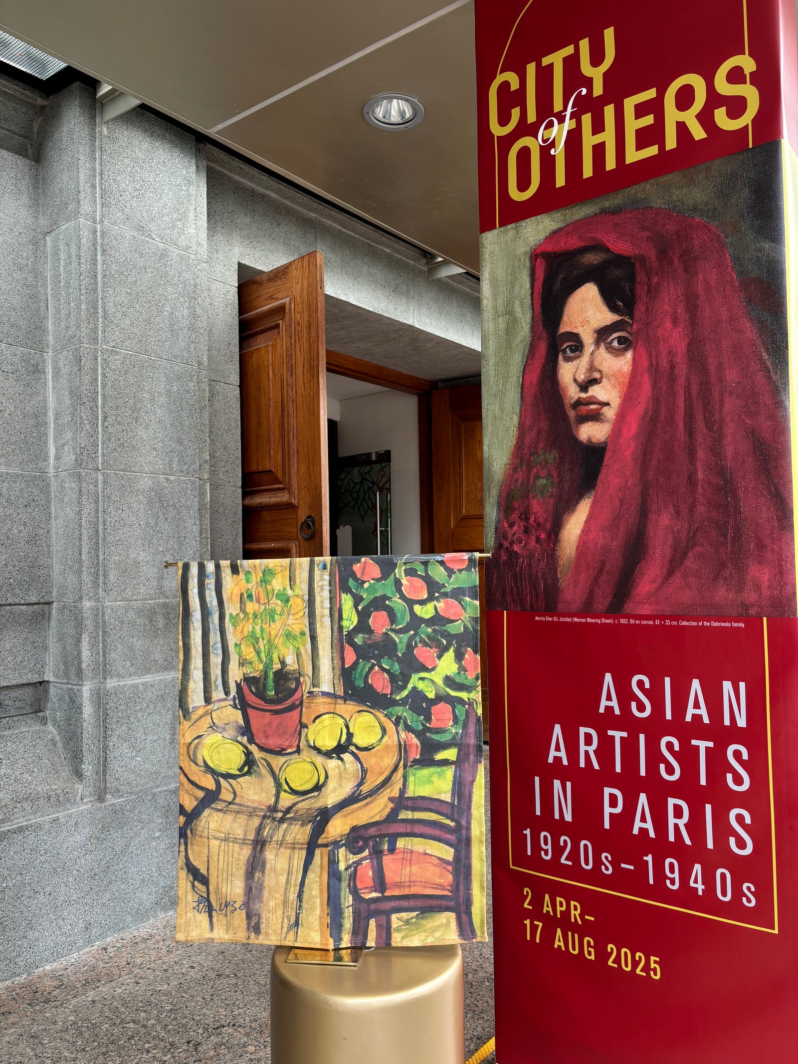 LIU KANG STILL LIFE WITH POT AND LEMONS LINEN TEA TOWEL