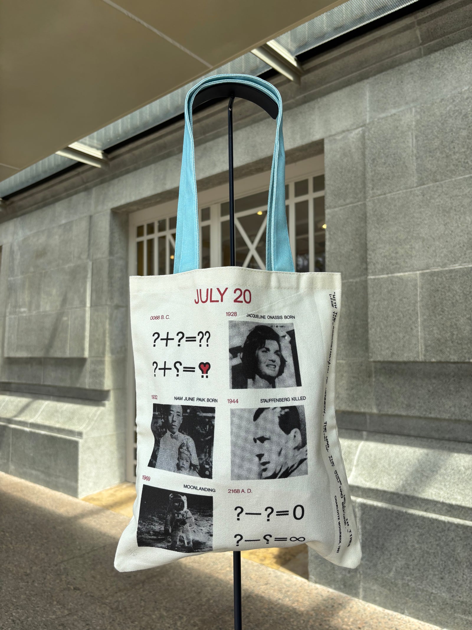 NAM JUNE PAIK JULY 20 TOTE BAG