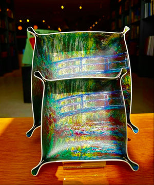 Claude Monet Valet Tray set of 2 The Water Lily Pond