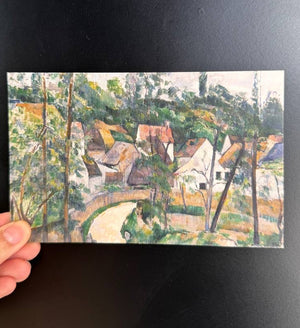 Cézanne Postcard with Envelope Turn in The Road