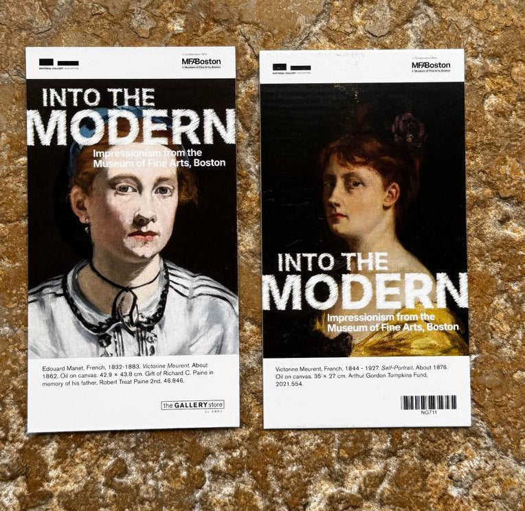 Edouard Manet Victorine Meurent Self-Portrait reversible bookmark