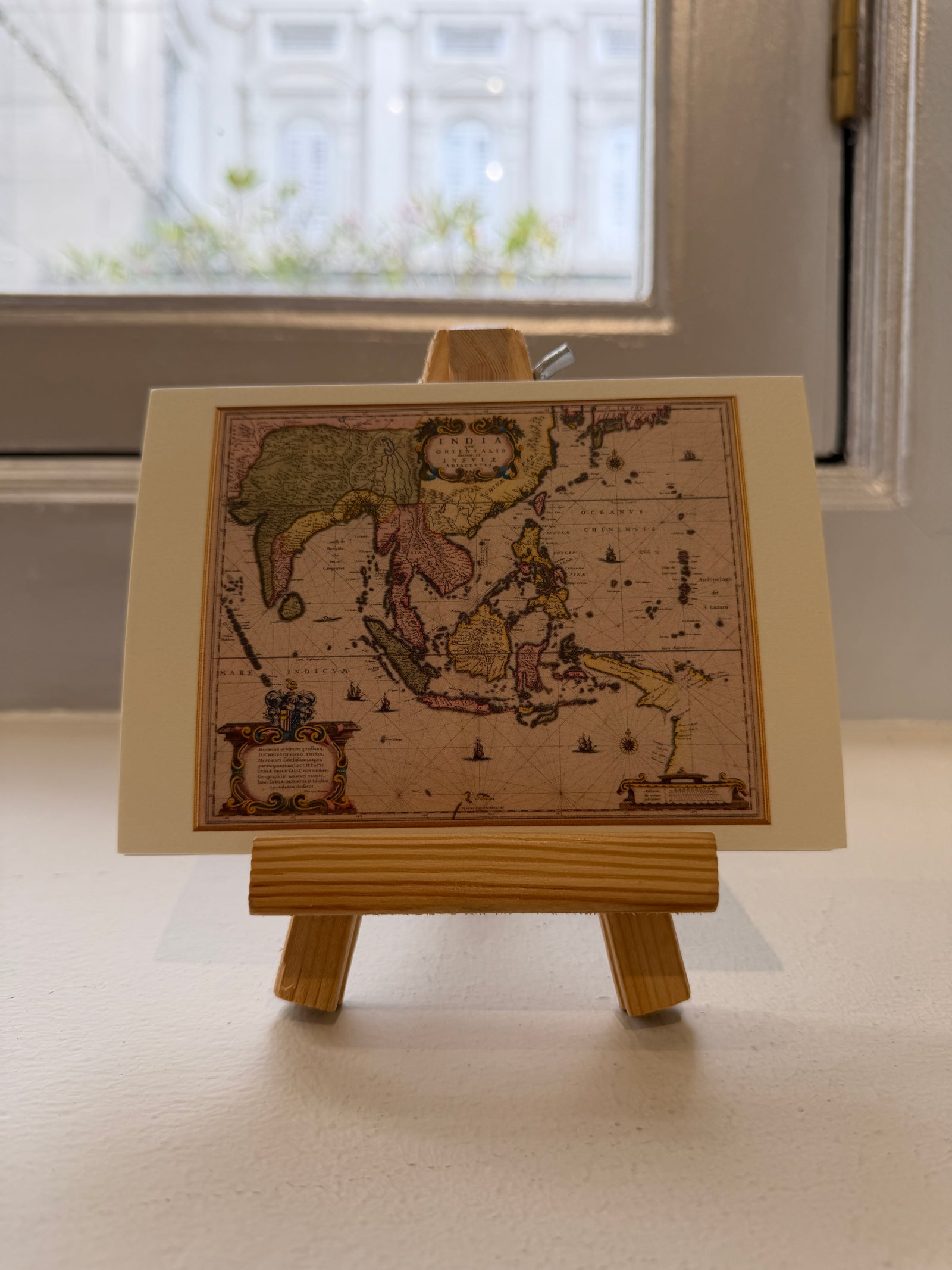 HENRICUS MAP POSTCARD