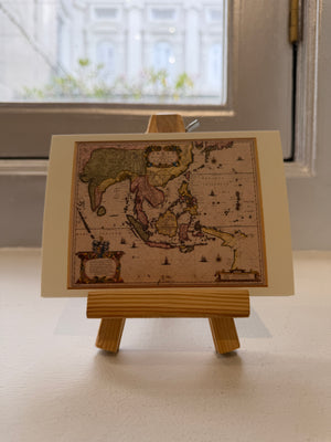 HENRICUS MAP POSTCARD