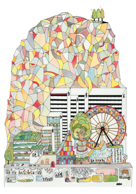 MARK WEE SINGAPORE DREAMING #1 POSTCARD