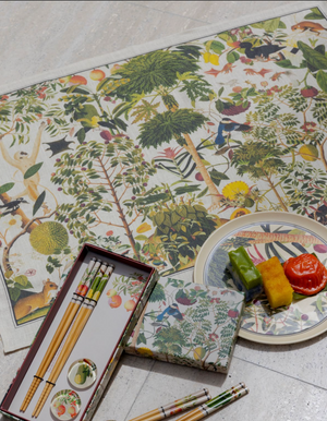 NATIONAL COLLECTION X MUSEUM MARTKET WILLIAM FARQUHAR TEA TOWEL