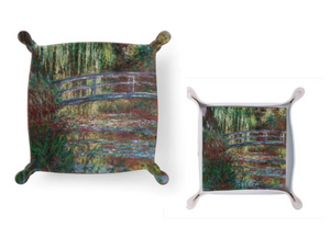 Claude Monet Valet Tray set of 2 The Water Lily Pond