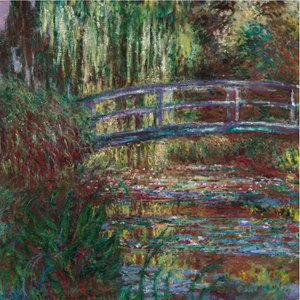 Claude Monet Silk Scarf The Water Lily Pond