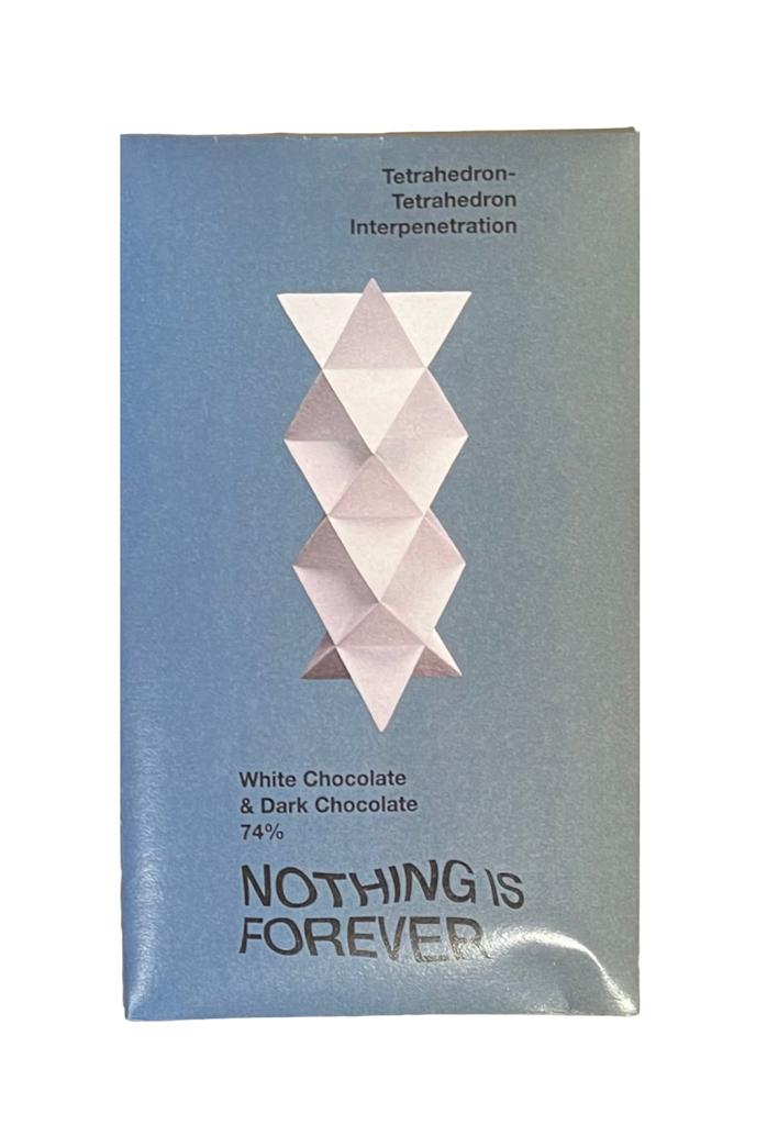 HAN SAI POR TETRAHEDRON-TETRAHEDRON INTERPENETRATION DARK AND WHITE CHOCOLATE (NOTHING IS FOREVER)