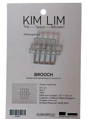 KIM LIM BOX II BROOCH ALUMINIUM