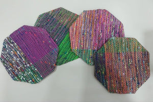 WOVEN COASTERS by MuseumMartket x YWCA of Singapore
