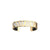 LES GEORGETTES BY ALTESSE Perroquet Bracelet 14mm, Gold Finishing - Black / White - ABRY Global