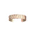 LES GEORGETTES BY ALTESSE Perroquet Bracelet 14mm, Rose Gold Finishing - Cream / Gold Glitter - ABRY Global