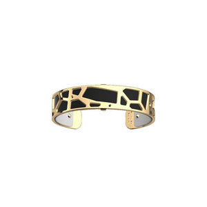 LES GEORGETTES BY ALTESSE Girafe Bracelet 14mm, Gold Finishing - Black / White - ABRY Global