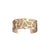 LES GEORGETTES BY ALTESSE Girafe Bracelet 25mm, Rose Gold Finishing - Cream / Gold Glitter - ABRY Global