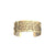LES GEORGETTES BY ALTESSE Nenuphar Bracelet 25mm, Gold Finishing - Cream / Gold Glitter - ABRY Global