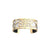 LES GEORGETTES BY ALTESSE Nenuphar Bracelet 25mm, Gold Finishing - Black / White - ABRY Global