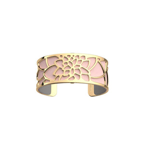 LES GEORGETTES BY ALTESSE Nenuphar Bracelet 25mm, Gold Finishing - Light Grey / Light Pink - ABRY Global