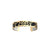 LES GEORGETTES BY ALTESSE Nenuphar Bracelet 14mm, Gold Finishing - Black / White - ABRY Global