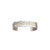 LES GEORGETTES BY ALTESSE Nenuphar Bracelet 14mm, Silver Finishing - Cream / Gold Glitter - ABRY Global