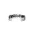 LES GEORGETTES BY ALTESSE Nenuphar Bracelet 14mm, Silver Finishing - Black / White - ABRY Global