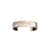 LES GEORGETTES BY ALTESSE Nenuphar Bracelet 14mm, Rose Gold Finishing - Black / White - ABRY Global
