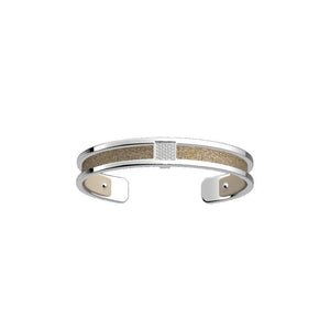 LES GEORGETTES BY ALTESSE Barrette Précieuses Bracelet   8mm, Silver Finishing - Cream / Gold Glitter - ABRY Global