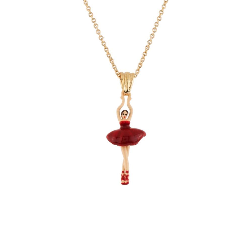 LES NÉRÉIDES Mini Ballerina And Red Tutu Necklace - ABRY Global