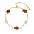 LES NÉRÉIDES Small Strawberries And White Flowers Bracelet - ABRY Global