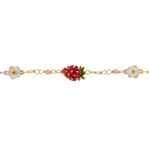 LES NÉRÉIDES Small Strawberries And White Flowers Bracelet - ABRY Global