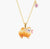 Brown Pomeranian Pendant Necklace - ABRY Global