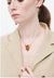 Californian Poppy Pendant Necklace - ABRY Global