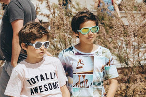 SHADEZ Kids Sunglasses Designers Cloud Print White Junior: 3-7 years - ABRY Global