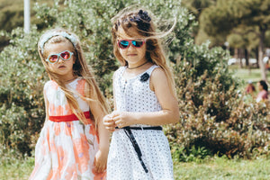SHADEZ Kids Sunglasses Designers Psychedelic Fuchsia Junior: 3-7 years