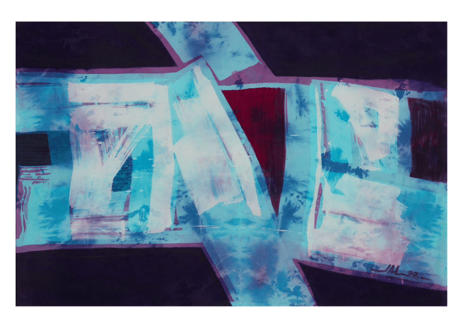 JAAFAR LATIFF BATIK 14 - 87/88 POSTCARD - ABRY Global