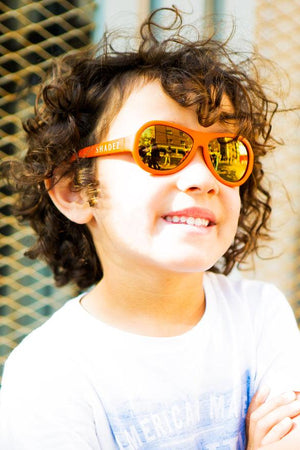 SHADEZ Kids Sunglasses Classics Orange Junior: 3-7 years - ABRY Global