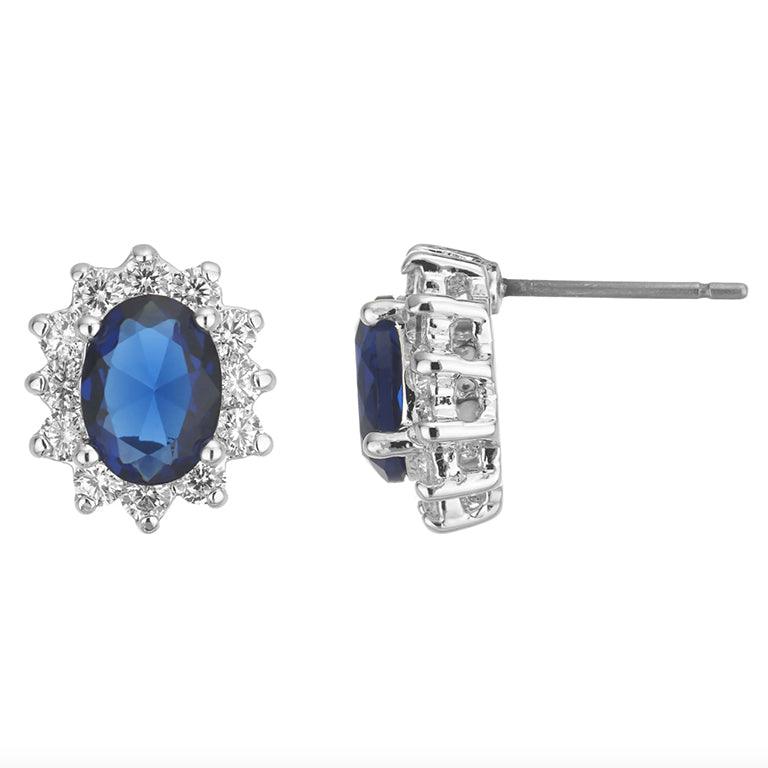 BUCKLEY LONDON Catherine Royal Blue Earrings - ABRY Global